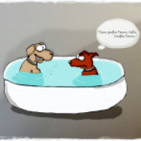 In der Wanne
