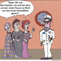 Schlappers machen eine Schiffsreise