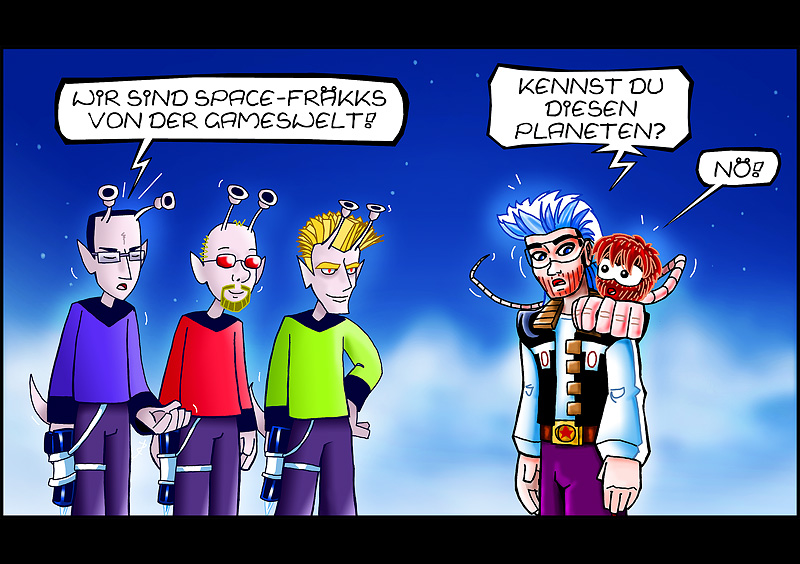 Comic: SPACE-RAT 'Die neue Crew' 2