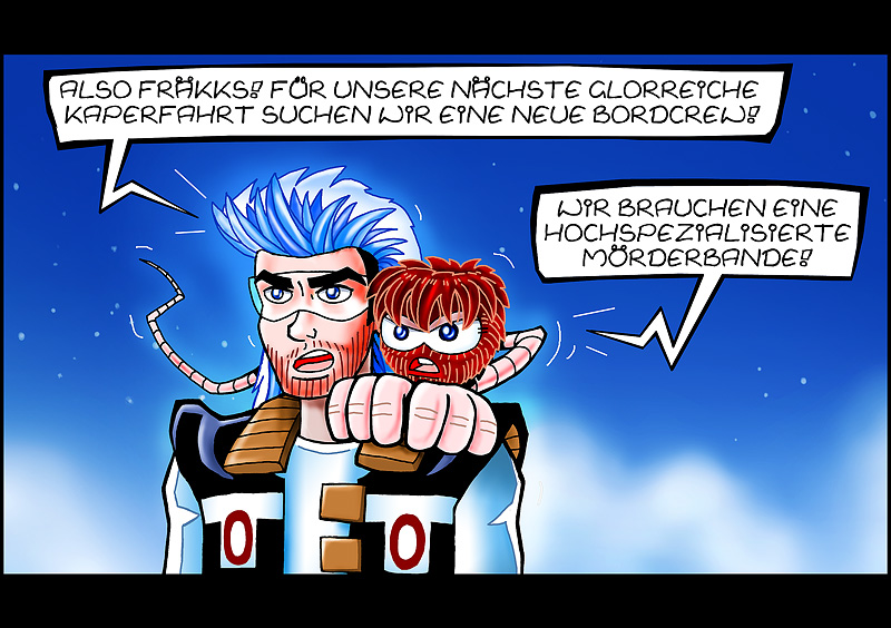Comic: SPACE-RAT 'Die neue Crew' 3