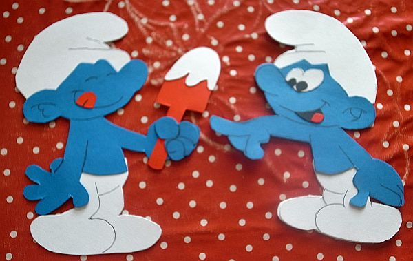 Cartoon: Schlumpf Mobile 2. Etappe 2