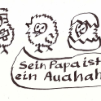 4 Küken Cartoons