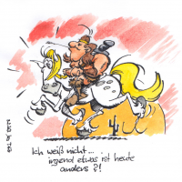Jolly Jumper meets Conan the Babarian