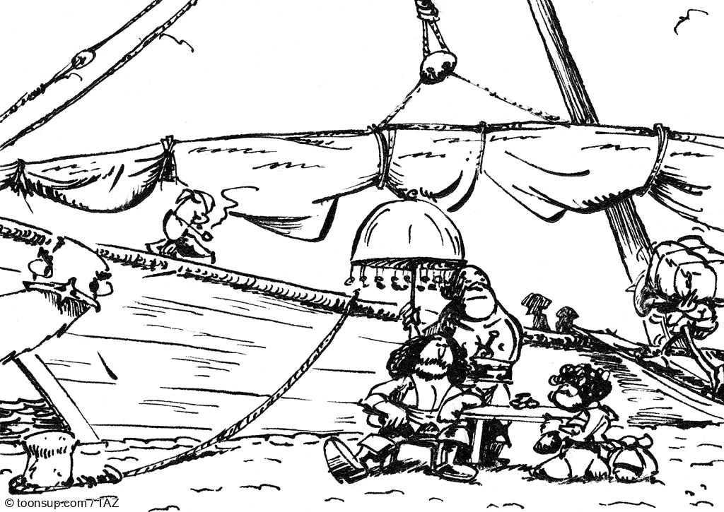 Comic: Inktober 2024 - letzte Woche 1