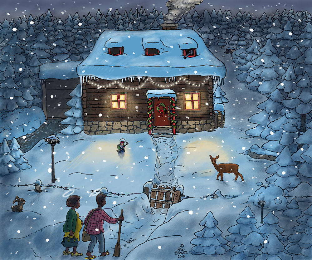 Cartoon: Winteridyll Nr. 1 1