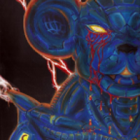 Elektrobär - Acryl