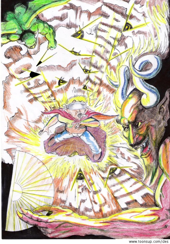 Cartoon: Gimp Boy meets the Hells Angles 1