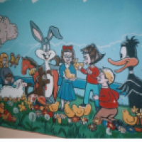 Easter mural