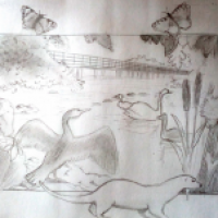 Mural from Sketch to Painting