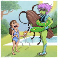 Finish the Cartoon: Pool Party