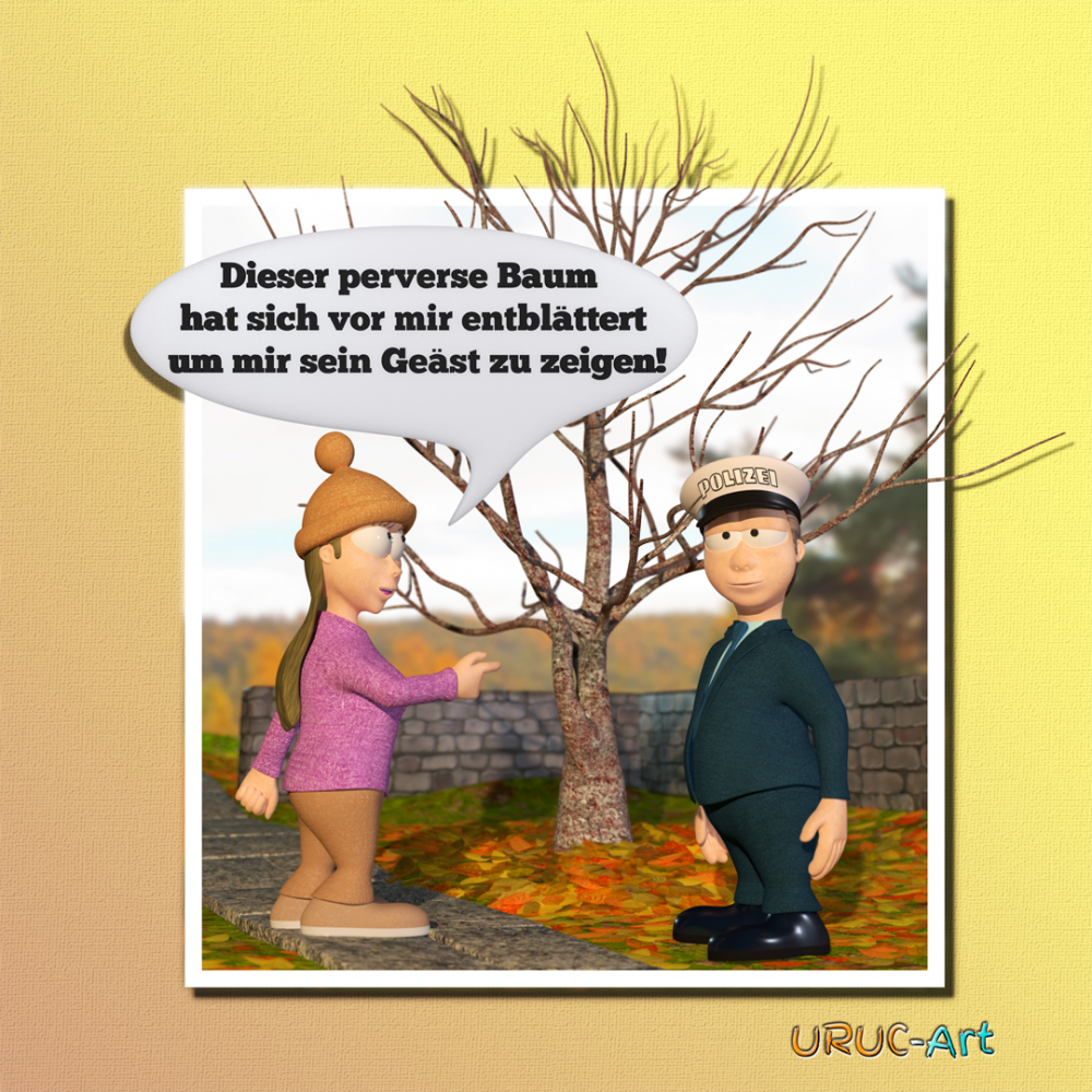 Cartoon: Entblättert 1