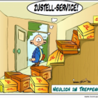 Neulich im Treppenhaus