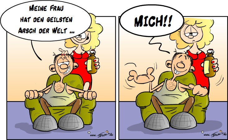 Cartoon: Geileste Arsch der Welt 1