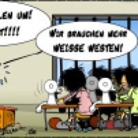 Weisse Westen sind gefragt