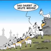 Das dauert ja wieder ...