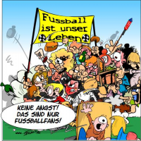 Fussbalfans unter sich