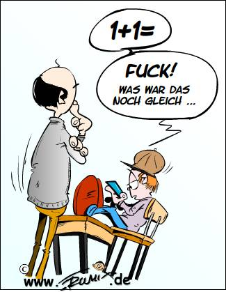 Cartoon: Einfach mal eins und eins zusammenzählen ... 1