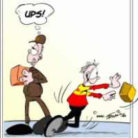 Krieg der Paketzusteller