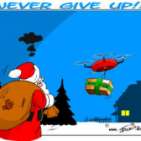 Never gib up ...