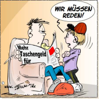 Taschengelderhöhung für alle ...