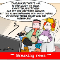 Breaking news: Schon wieder ein kalter Augusttag