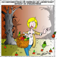 Klöckner entdeckt die Streuobstwiesen