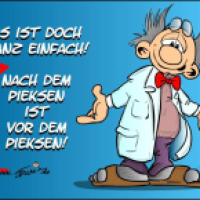 Und täglich grüßt das Murmeltier. Nach dem Pieksen ist vor dem Pieksen.