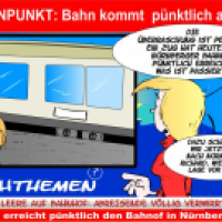 Brennpunkt-Hammer:  Bahn kommt pünktlich an