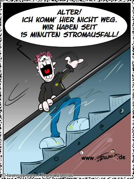 Cartoon: Blackout ... und keiner hilft 1