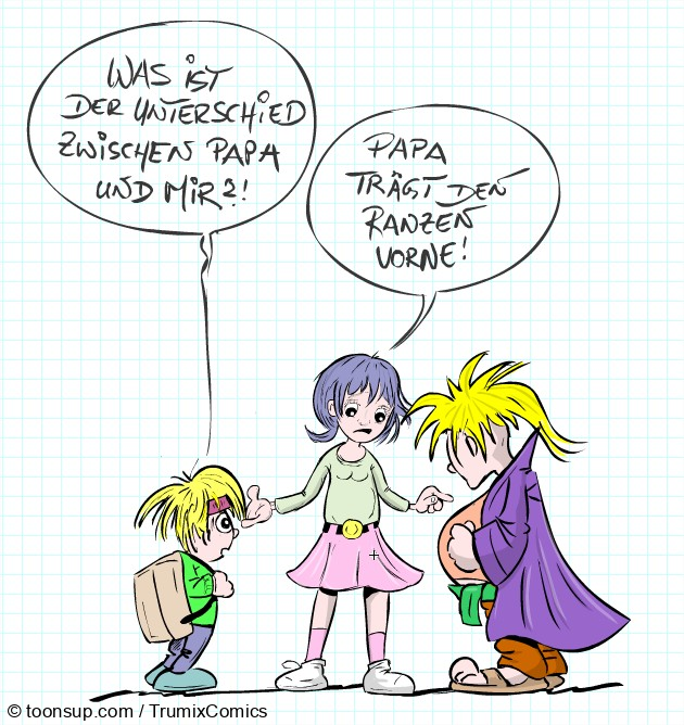 Cartoon: Kindermund ... 3