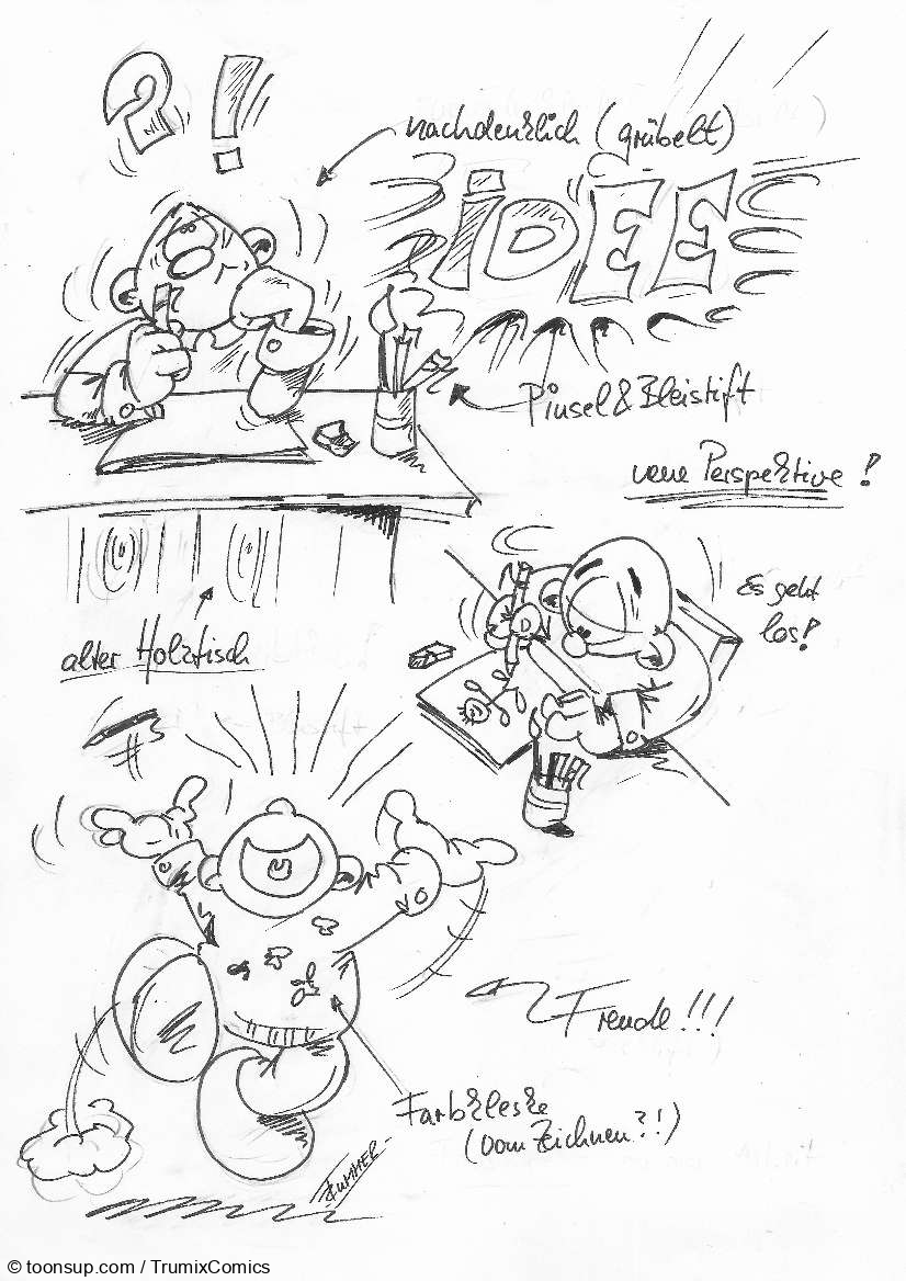 Comic: Bei der Arbeit ... 1