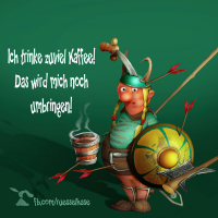 Wikinger Kaffeegruß