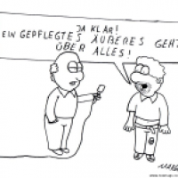 Gepflegtes Äusseres