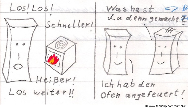 Cartoon: In kalten Zeiten 1