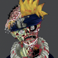 Naruto als Zombie