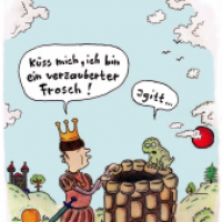 Verzauberter Frosch