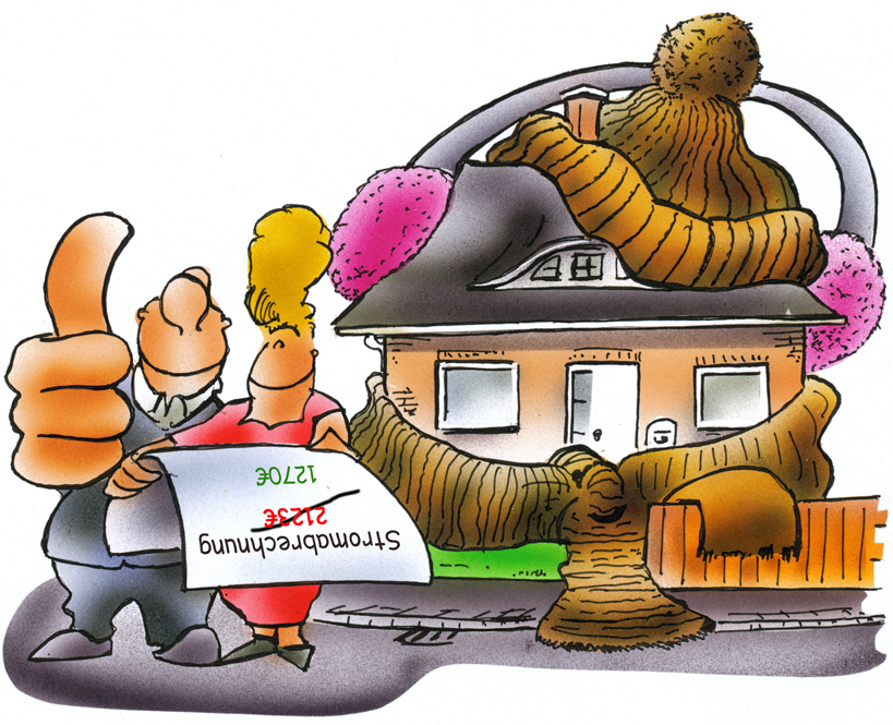 Cartoon: Wärmeschutz 1