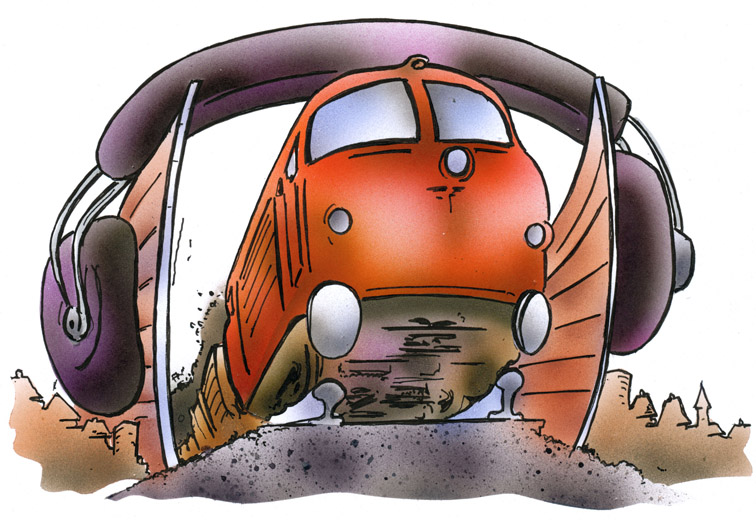 Cartoon: Schallschutz 1
