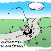 Schlaglöcher