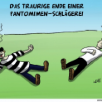 Pantomimenschlägerei