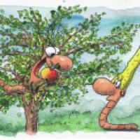 Verschenk einen Apfel Tag