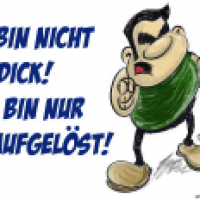 Ich bin nicht dick!