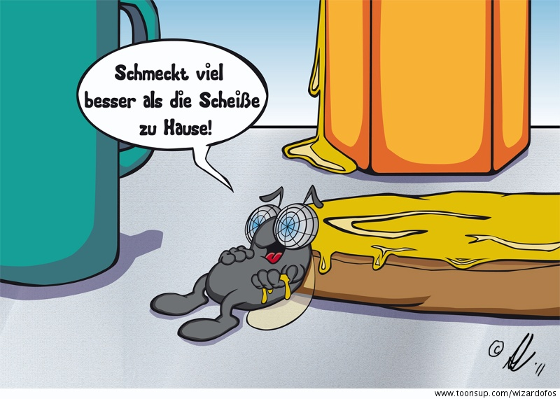 Cartoon: Frühstück 1