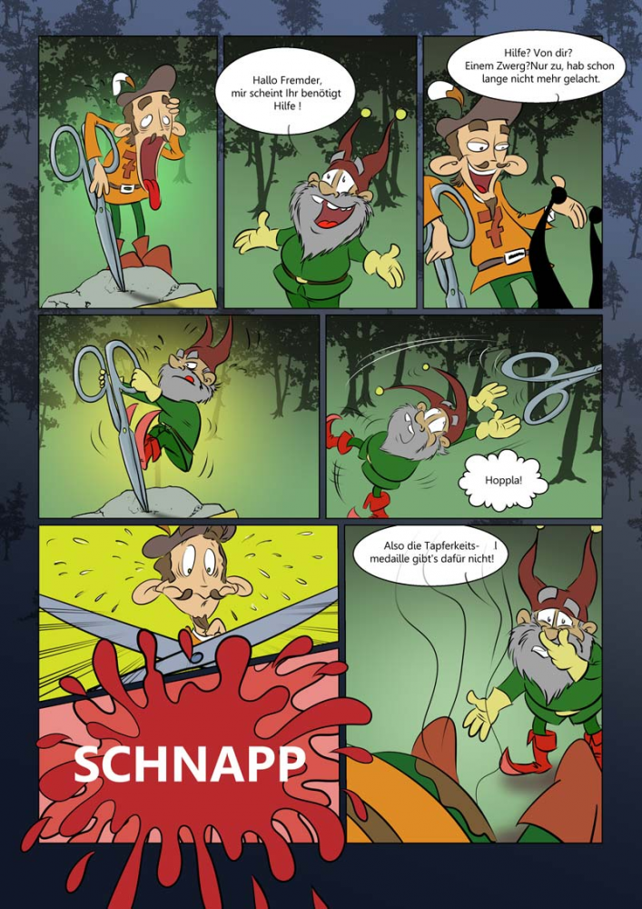 Comic: ART BATTLE RUNDE 3 - WizardofOs vs. Schoenii 2