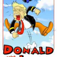 Donald geht in die Luft