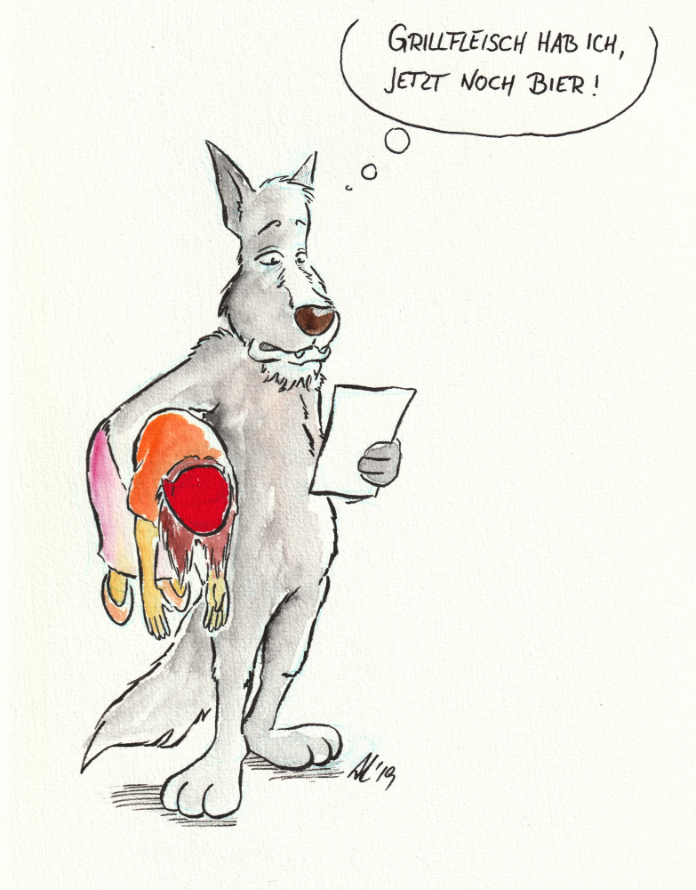 Cartoon: Rotkäppchen 1