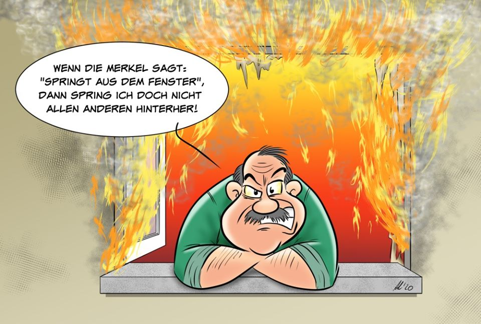 Cartoon: Coronafrust 1