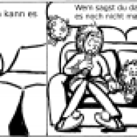 Gestern vor dem Fernseher
