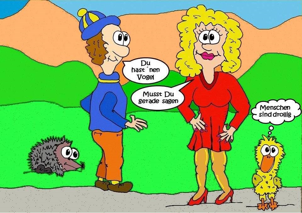 Cartoon: Tierfreunde 1