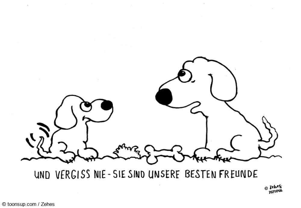Cartoon: bester Freund des Menschen 1